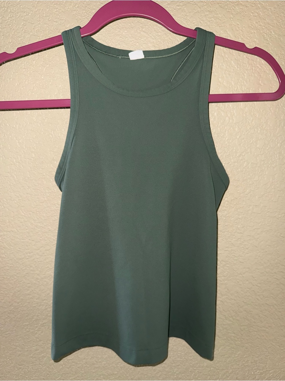 lululemon Athletica Align Waist-Length Racerback Tank Top in Grey Eucalyptus